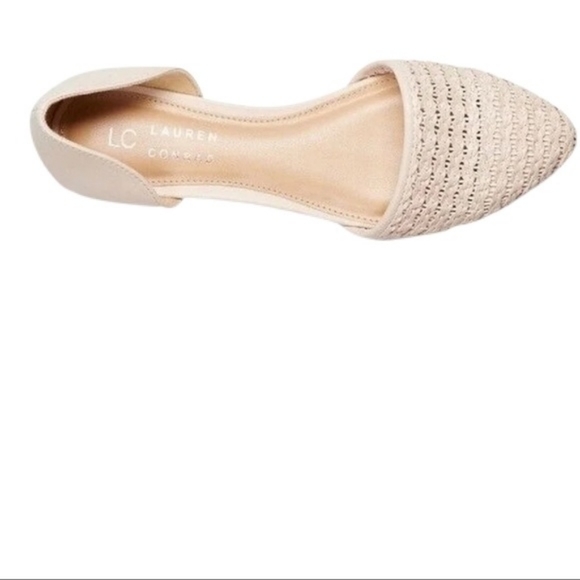 LC Lauren Conrad Shoes - NWT LC Lauren Conrad Calcite Nude Flats with Memory Foam, Size 10